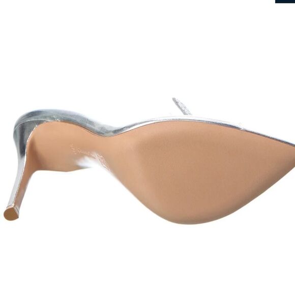 NWT Gianvito Rossi Sigma Crystal embellished PVC mules Stiletto Heels $1095 - Picture 11 of 11